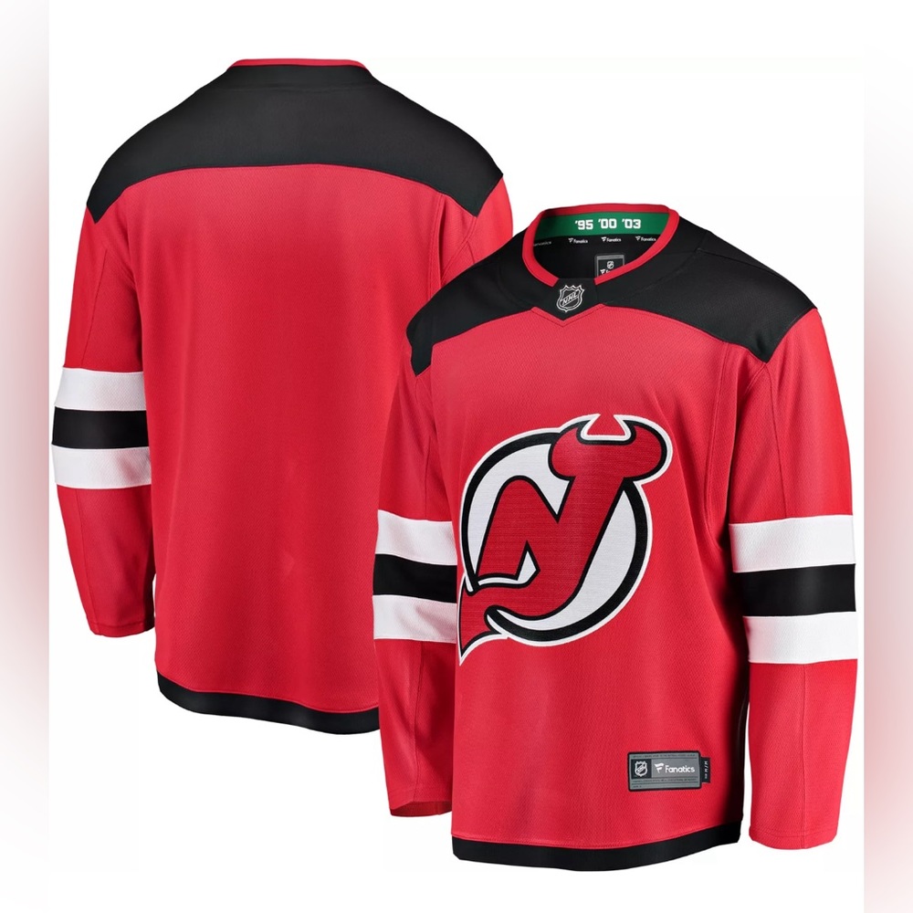 Fanatics Authentic New Jersey Devils Breakaway Hockey Home Jersey Men’s Sz: XL - Picture 2 of 6